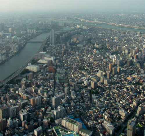 Toyko from the Skytree